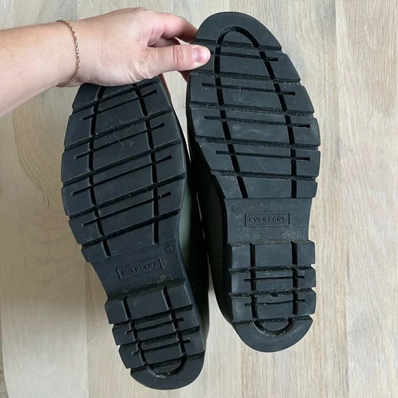 Everlane Olive Green Ankle Rain Boots - Picture 9 of 10